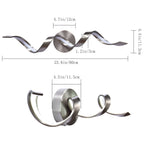 Modern Spiral Design LED Bathroom Vanity Light Dimmable Wall Light