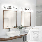 Modern Spiral Design LED Bathroom Vanity Light Dimmable Wall Light