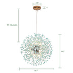 OYIPRO Modern Firework Sputnik Chandelier Crystal Pendant Lighting