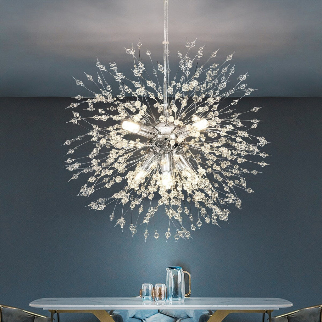 OYIPRO Modern Firework Sputnik Chandelier Crystal Pendant Lighting