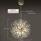 OYIPRO Modern Firework Sputnik Chandelier Crystal Pendant Lighting