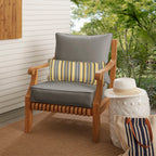 Oakley Sunbrella Solid Indoor/ Outdoor Corded Pillow and Chair Cushion Set