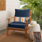 Oakley Sunbrella Solid Indoor/ Outdoor Corded Pillow and Chair Cushion Set