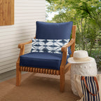 Oakley Sunbrella Solid Indoor/ Outdoor Corded Pillow and Chair Cushion Set