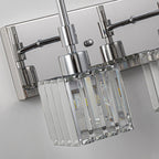 Ora Modern Dimmable Crystal Bathroom Light Fixtures Over Mirror Glam Vanity Lights