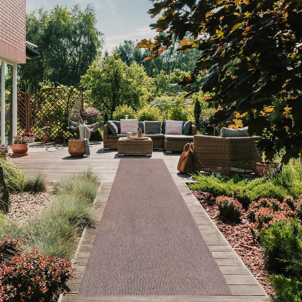 Outdoor/Indoor Custom Size Carpet Runner Rug 36'' wide x your choice of length with Non-Slip PVC Backing