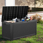 Outdoor Patio Storage Resin Lockable Deck Box