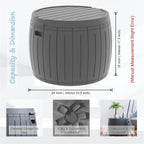 Outdoor Patio Storage Resin Lockable Deck Box
