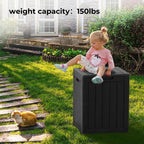 Outdoor Patio Storage Resin Lockable Deck Box