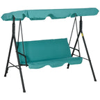 Outsunny 3-Person Porch Lawn Swing