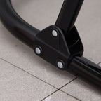 Outsunny Folding Rocking Chair Set with Padded Seat and Back, Pillow