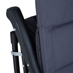 Outsunny Folding Rocking Chair Set with Padded Seat and Back, Pillow