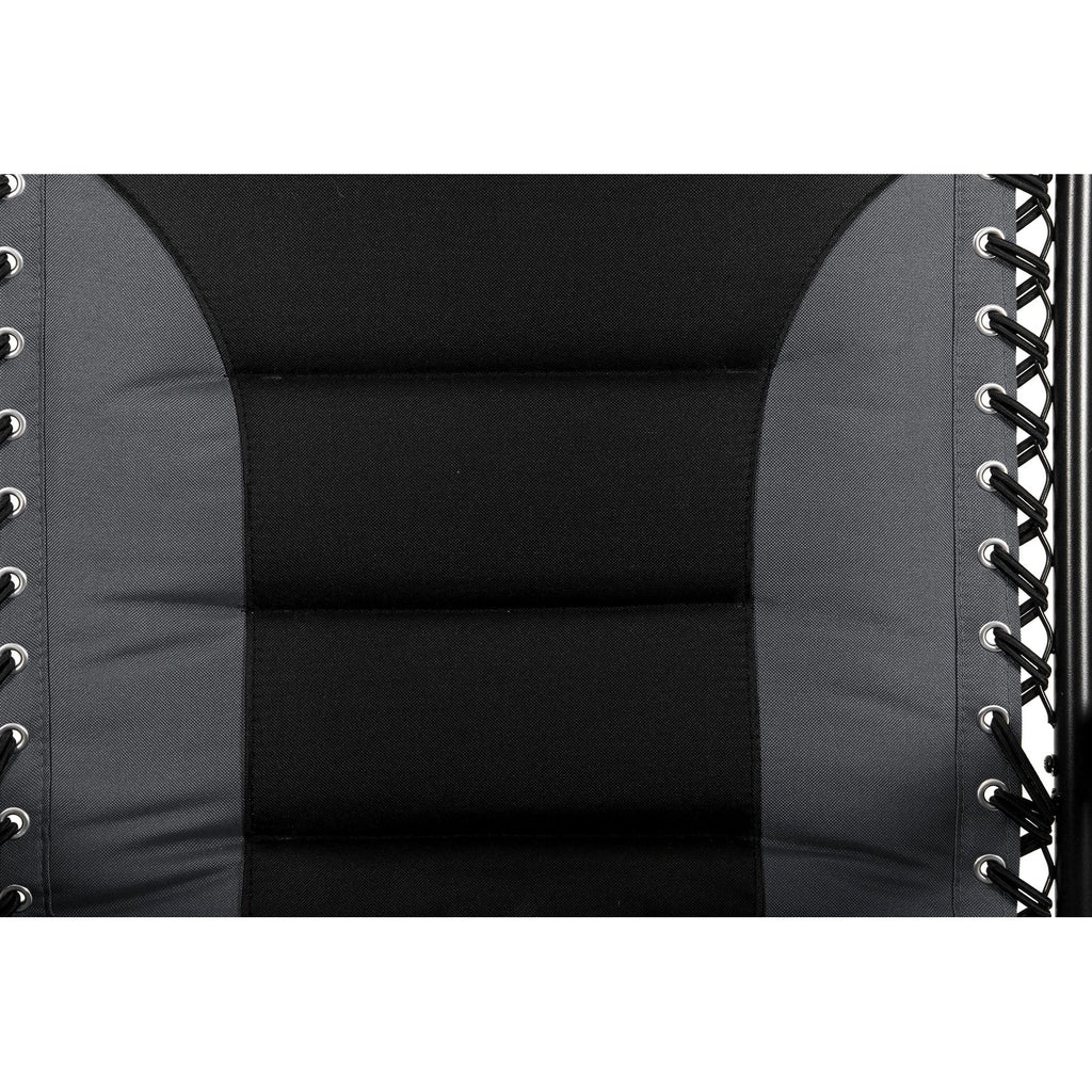 Oversize XL Padded Zero Gravity Lounge Chair Wider Armrest Adjustable Recliner with Cup Holder - N/A