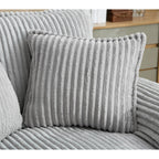 Oversized Chaise Lounge Fluffy Corduroy Sofa Bed Adjustable