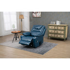Oversized PU Leather Power Lift Recliner with Massage, Lumbar Heating, Cup Holder, 180° Flat Lay