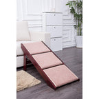 PAWLAND 2-in-1 Portable Folding Pet Stairs for Dogs, Cats, High Beds,Dog Steps, Easy Climb Pet Step Stool