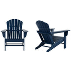 Polytrends Altura Outdoor Eco-Friendly All Weather Poly Patio Adirondack Chair (Set of 2)