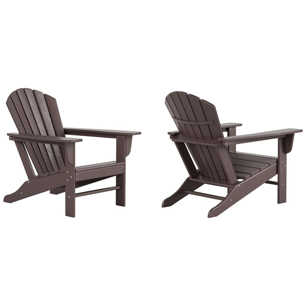 Polytrends Altura Outdoor Eco-Friendly All Weather Poly Patio Adirondack Chair (Set of 2)