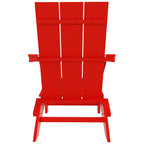 Polytrends Shoreside Modern Eco-Friendly All Weather Commercial-Residential Folding Adirondack Chair