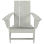 Polytrends Shoreside Modern Eco-Friendly All Weather Commercial-Residential Folding Adirondack Chair