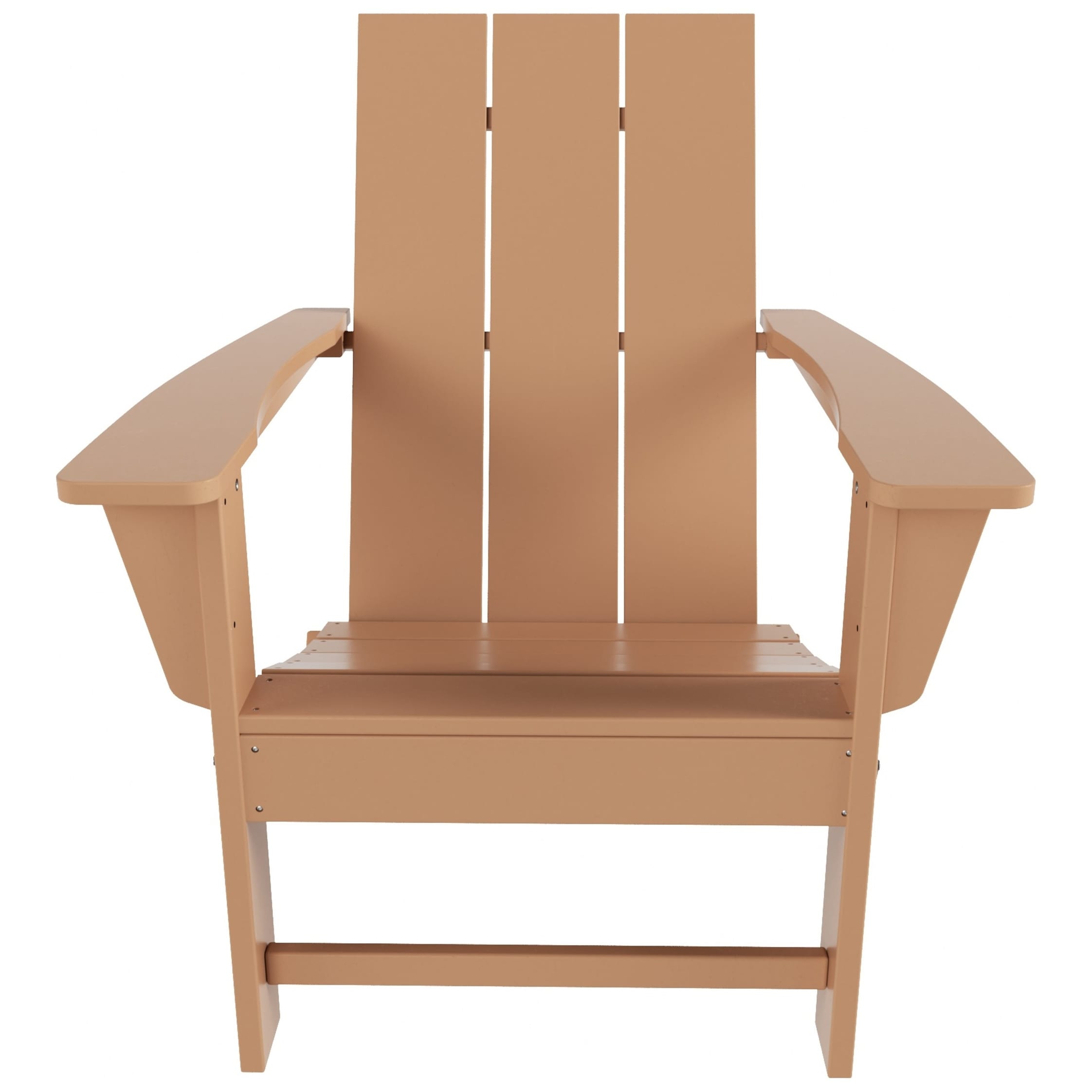 Polytrends Shoreside Modern Eco-Friendly All Weather Commercial-Residential Folding Adirondack Chair