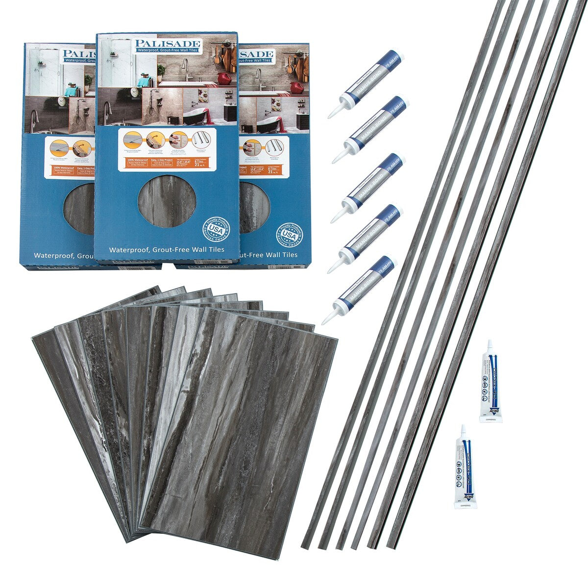 Palisade Wall Tile Shower Kit