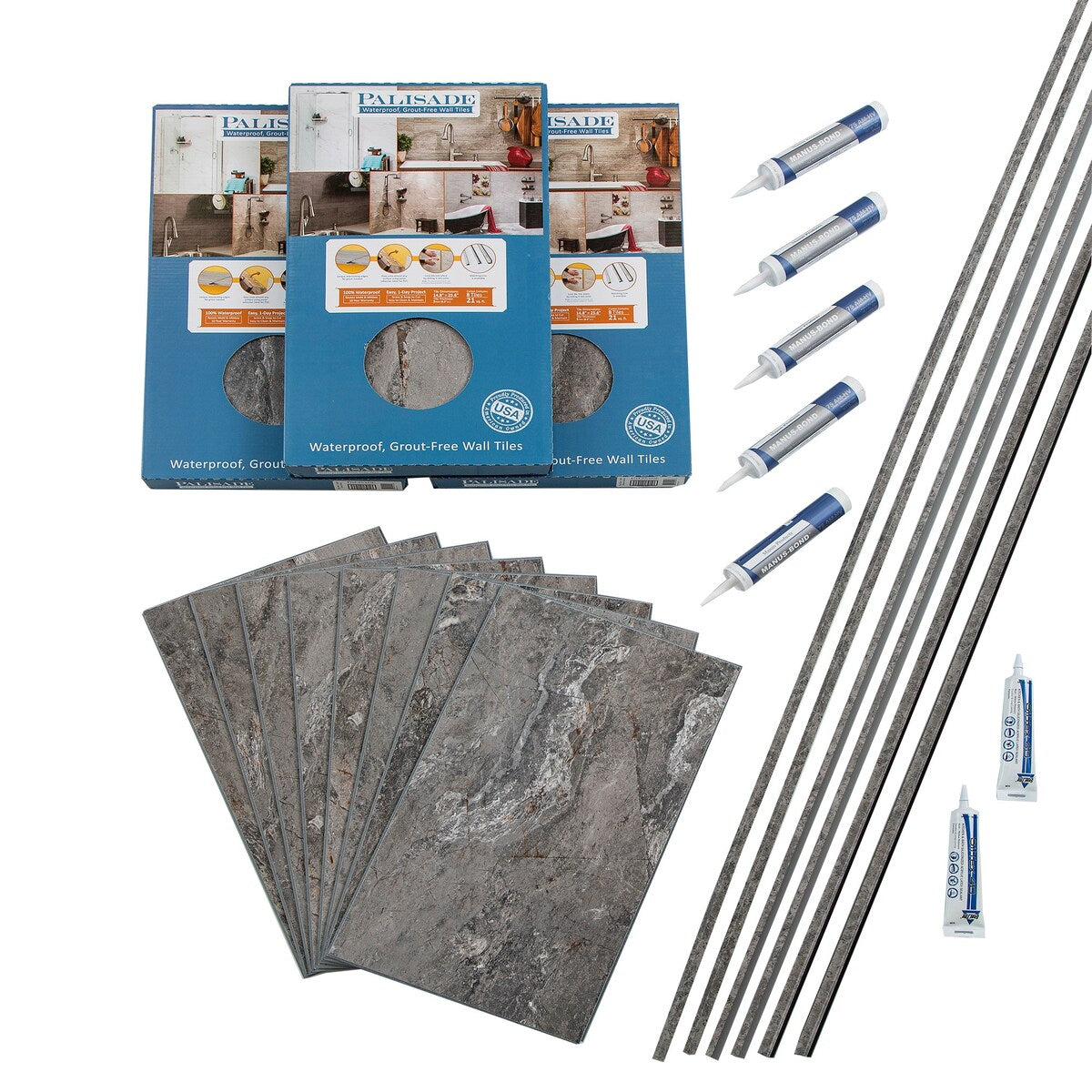 Palisade Wall Tile Shower Kit