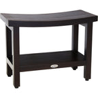 Patented Sumba Teak Shower Bench with Shelf