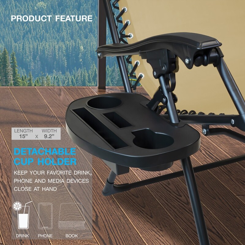 Sun-Ray 1pc Oversized Zero Gravity Chair