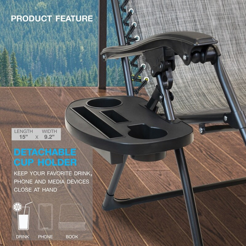 Sun-Ray 1pc Oversized Zero Gravity Chair