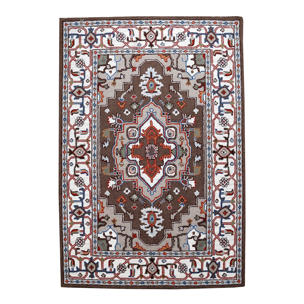 George Towne Living Persian Floral Luxury Handmade Traditional Persian Wool Area Rug