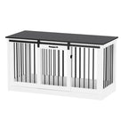 Pet Residence with Iron Tube Reinforcement Stylish & Sturdy Dog Crate
