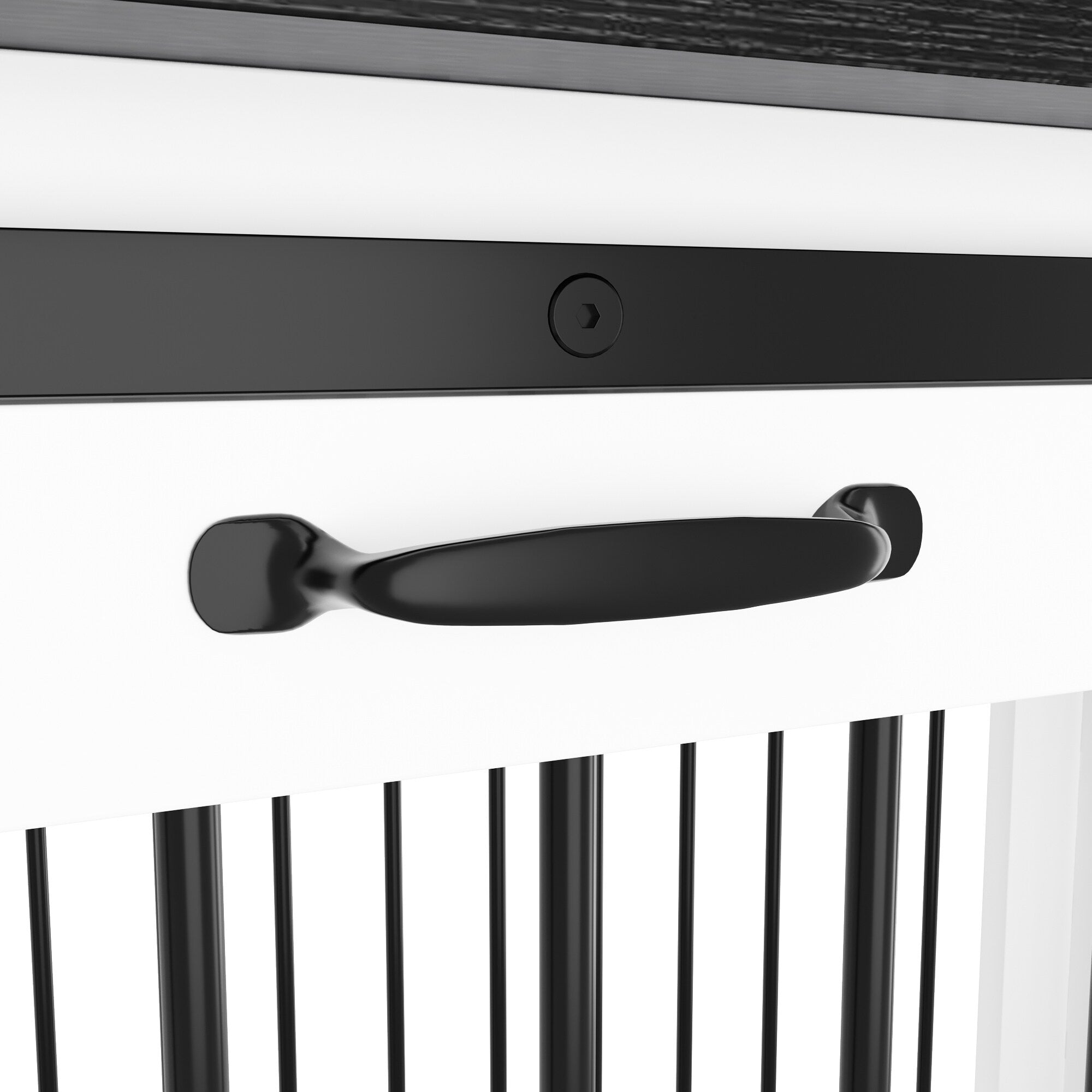 Pet Residence with Iron Tube Reinforcement Stylish & Sturdy Dog Crate