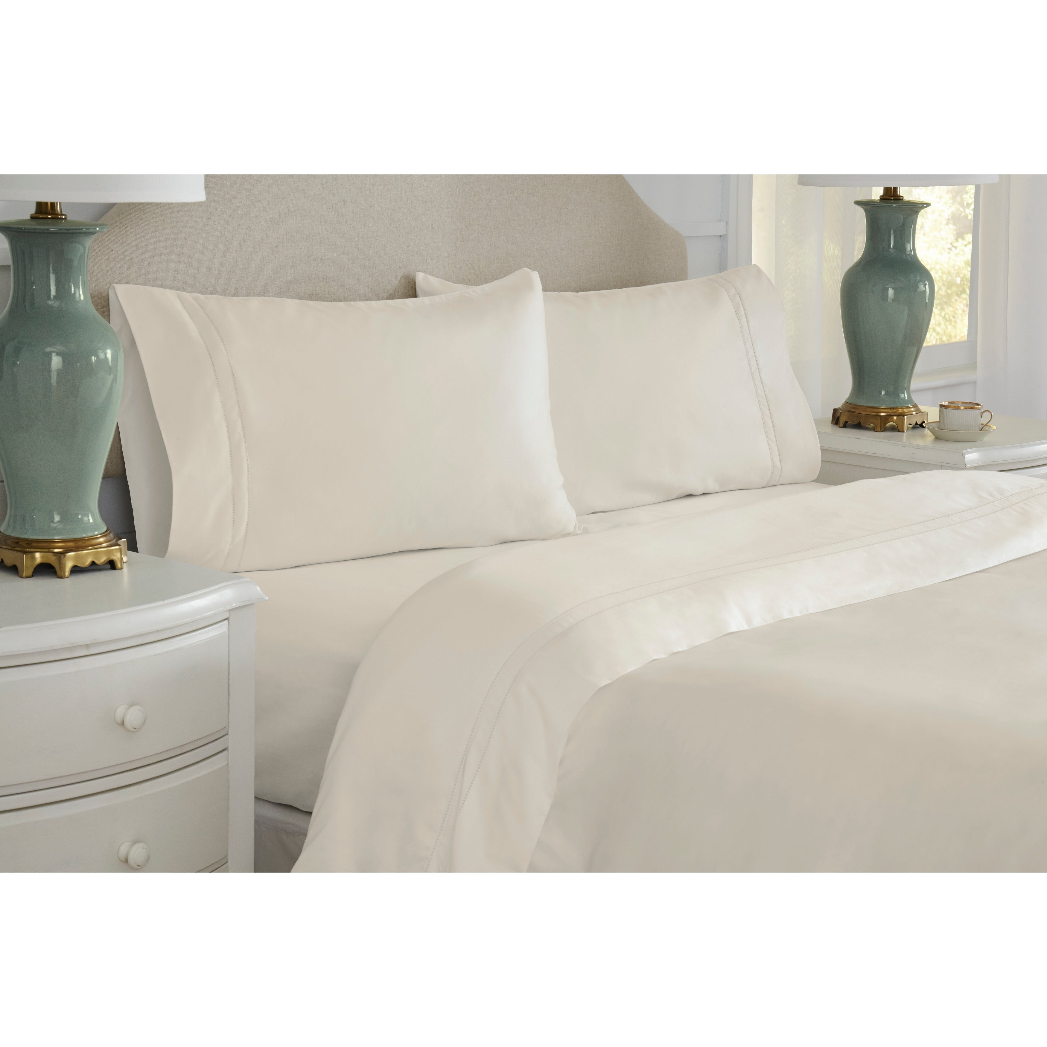 Pointehaven Deep Pocket 620 Thread Count Long Staple Cotton Sheet Set