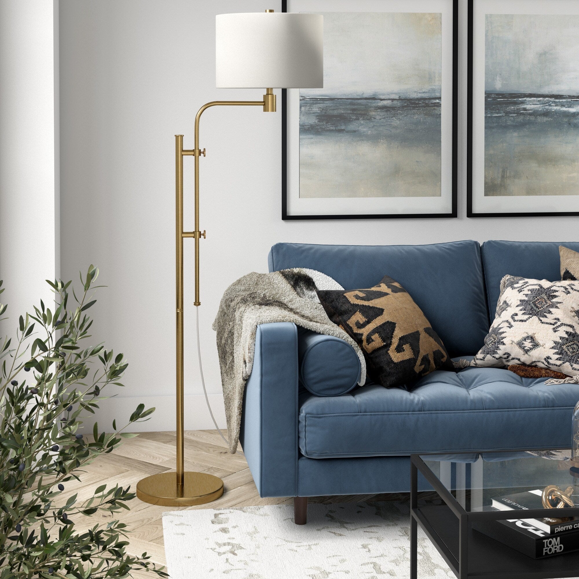 Polly Height Adjustable Floor Lamp