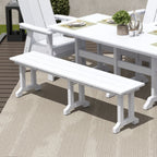 Polytrends Laguna Hdpe All Weather Outdoor Patio 65 Bench
