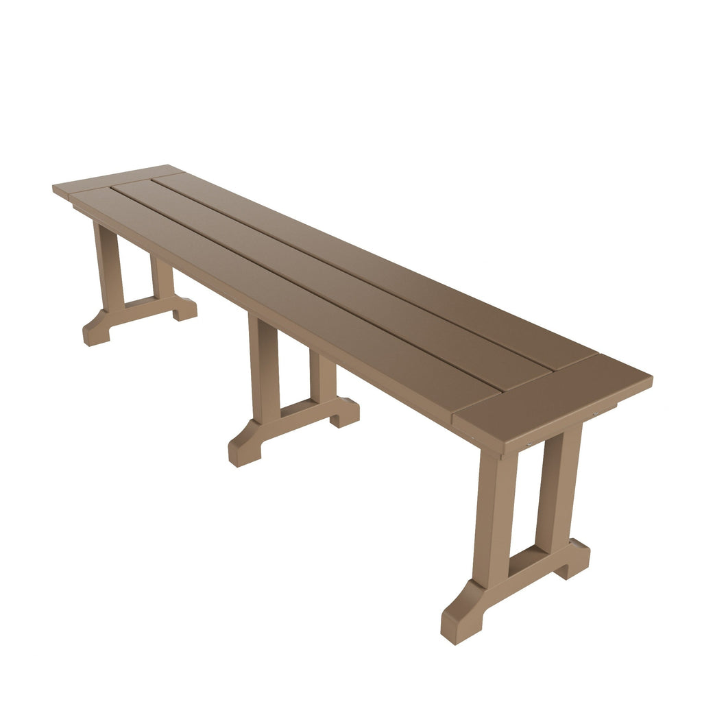 Polytrends Laguna Hdpe All Weather Outdoor Patio 65 Bench