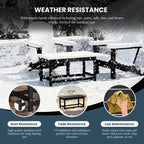 Polytrends Laguna Hdpe All Weather Outdoor Patio Rectangular Coffee Table