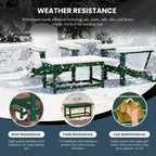 Polytrends Laguna Hdpe All Weather Outdoor Patio Rectangular Coffee Table