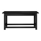 Polytrends Laguna Hdpe All Weather Outdoor Patio Rectangular Coffee Table