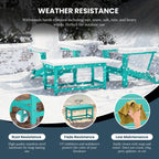 Polytrends Laguna Hdpe All Weather Outdoor Patio Rectangular Coffee Table