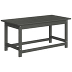 Polytrends Laguna Hdpe All Weather Outdoor Patio Rectangular Coffee Table