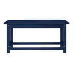 Polytrends Laguna Hdpe All Weather Outdoor Patio Rectangular Coffee Table