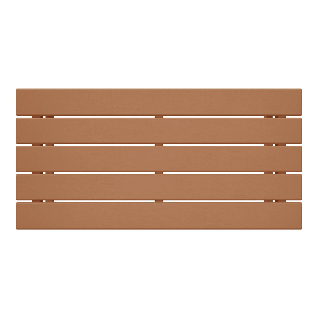 Polytrends Laguna Hdpe All Weather Outdoor Patio Rectangular Coffee Table