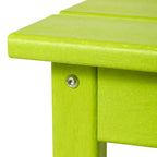 Polytrends Laguna Hdpe All Weather Outdoor Patio Rectangular Coffee Table