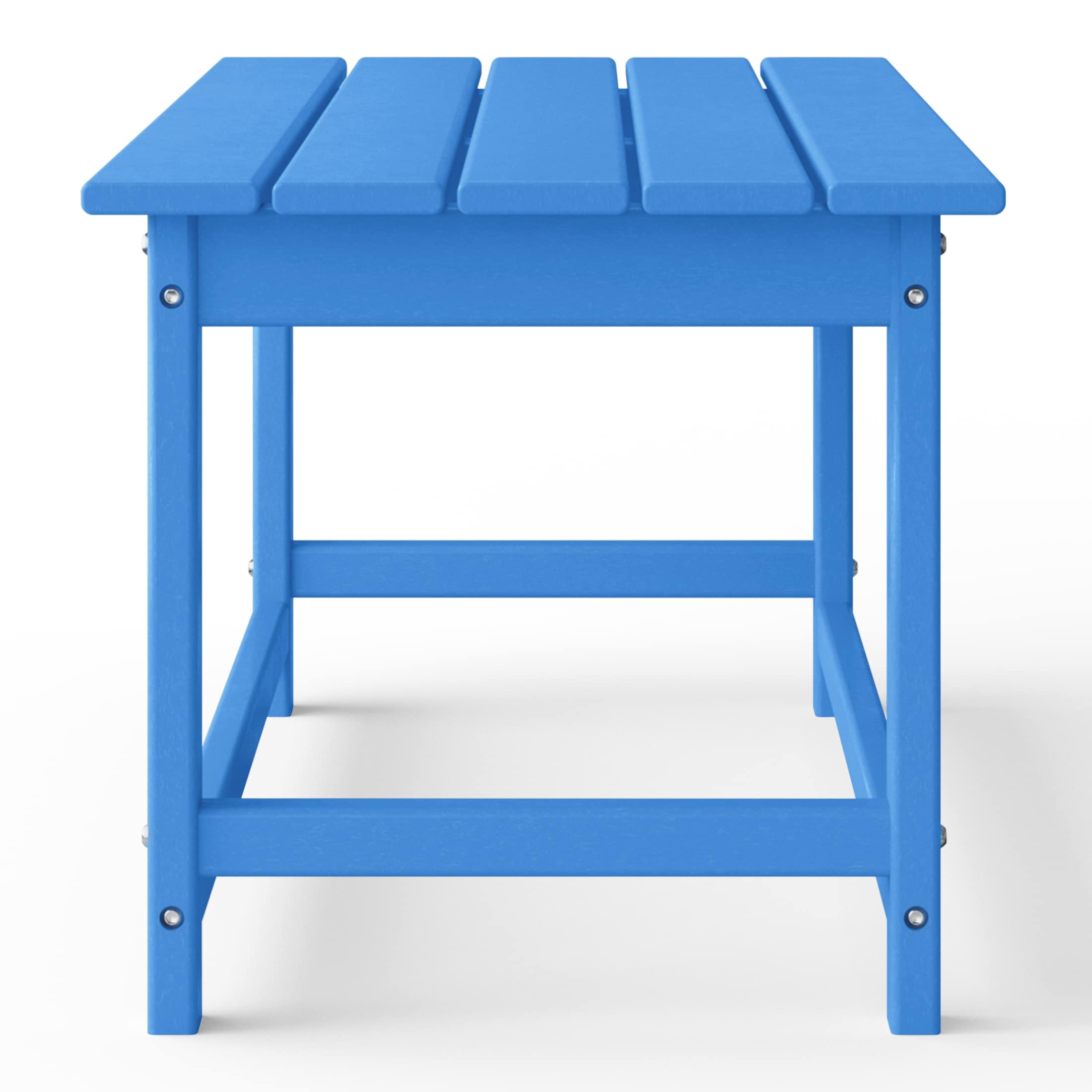 Polytrends Laguna Hdpe All Weather Outdoor Patio Rectangular Coffee Table