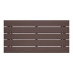 Polytrends Laguna Hdpe All Weather Outdoor Patio Rectangular Coffee Table