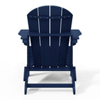 Polytrends Laguna Weather Resistant Outdoor Patio Folding Adirondack Chairs (Set of 4)