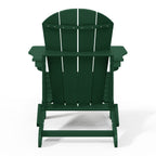 Polytrends Laguna Weather Resistant Outdoor Patio Folding Adirondack Chairs (Set of 4)