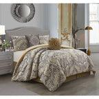 Porch & Den Summerfield Jacquard Medallion 6-piece Comforter Set